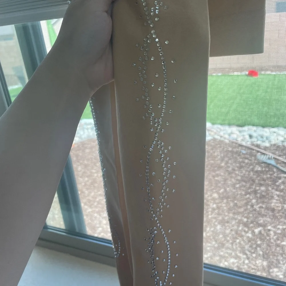 New Figure Skating Tan Over The Boot Tights / 130CM